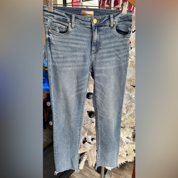 Kut From The Kloth Reese Blue Ankle Straight Leg Size 2 - Picture 1 of 9